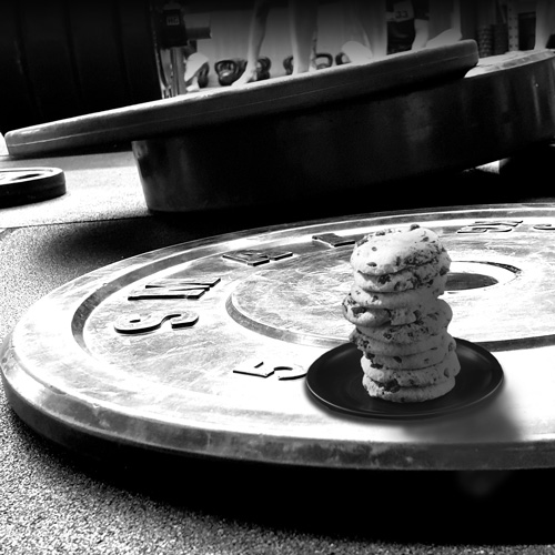 Barbell Plate & Cookies